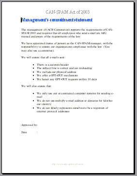 Can-Spam Management